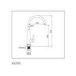 Vòi Rửa Chén Malloca K529-S